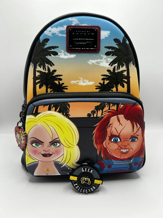 Loungefly Chucky and Tiffany Bride Of Chucky Mini Backpack Exclusive