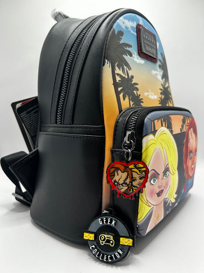 Loungefly Chucky and Tiffany Bride Of Chucky Mini Backpack Exclusive