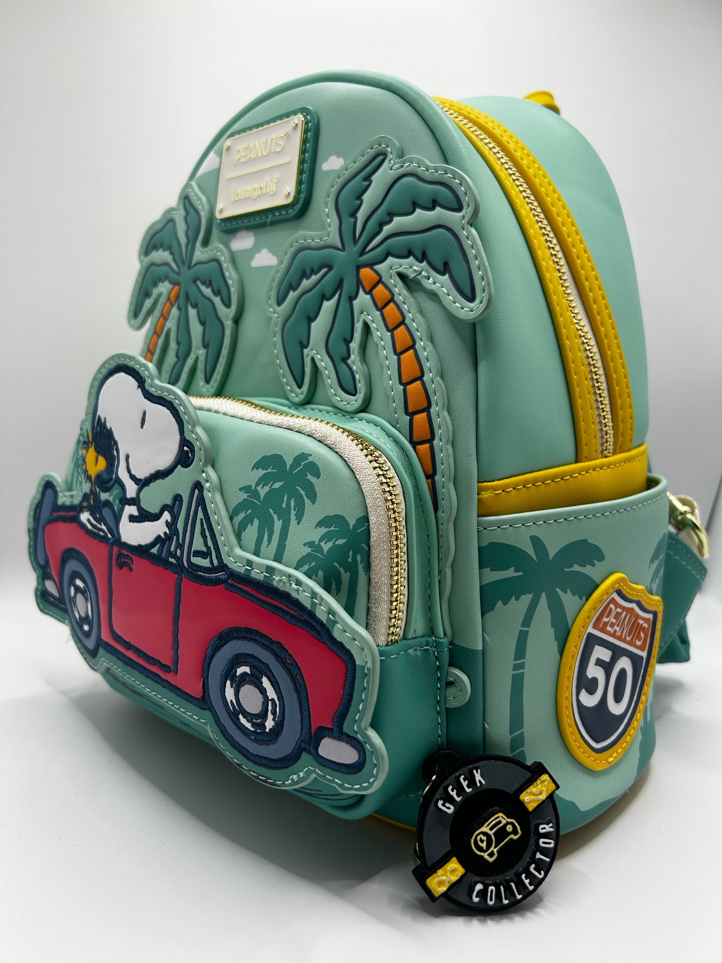 Loungefly Peanuts Snoopy Road Trip Mini Backpack