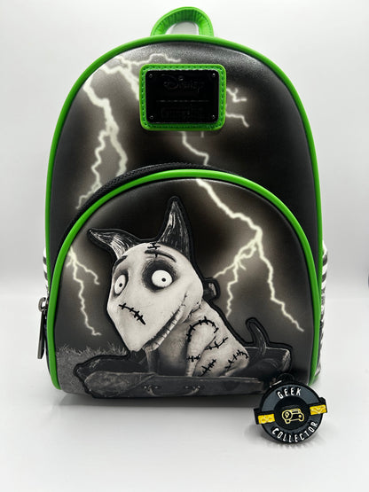 Loungefly Disney Frankenweenie Sparky Glow in the Dark Mini Backpack