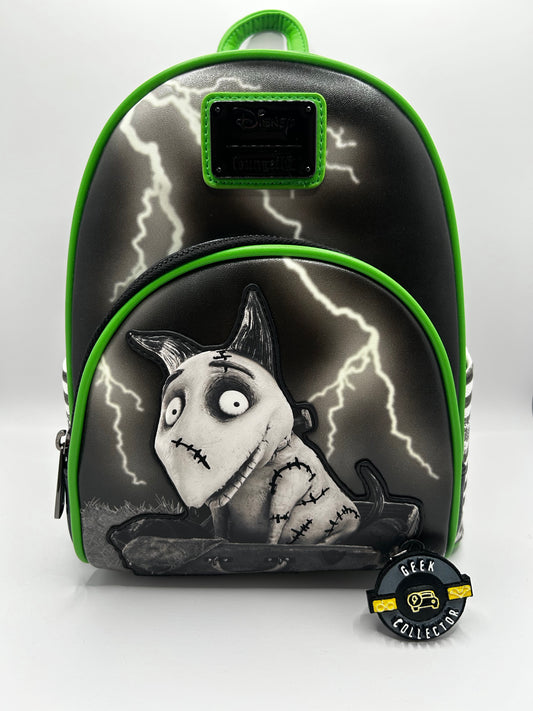 Loungefly Disney Frankenweenie Sparky Glow in the Dark Mini Backpack