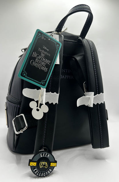 Loungefly Disney Nightmare Before Christmas Dapper Jack and Sally Mini Backpack