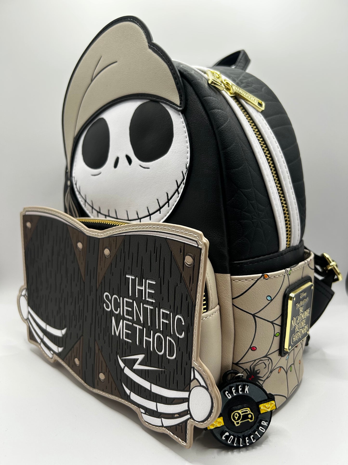 Loungefly  Disney The Nightmare Before Christmas Bedtime Jack Scientific Method Mini Backpack Glow in the Dark