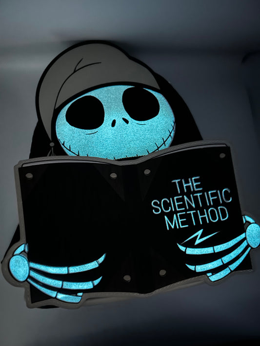 Loungefly  Disney The Nightmare Before Christmas Bedtime Jack Scientific Method Mini Backpack Glow in the Dark