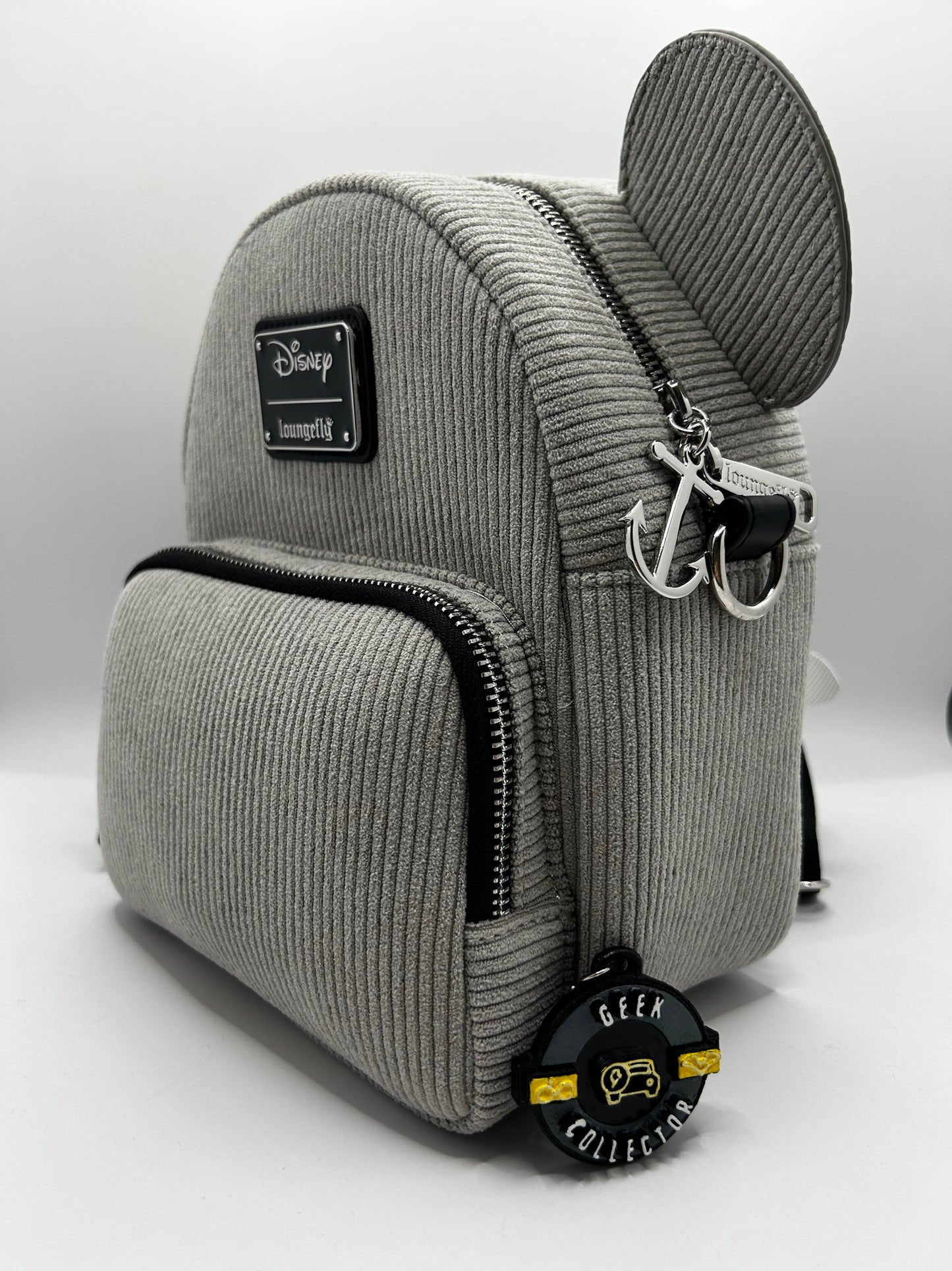 Loungefly Disney Steamboat Willie Corduroy Convertible Mini Backpack Exclusive
