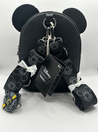 Loungefly Disney Mickey Mouse Classic Corduroy Convertible Mini Backpack & Crossbody