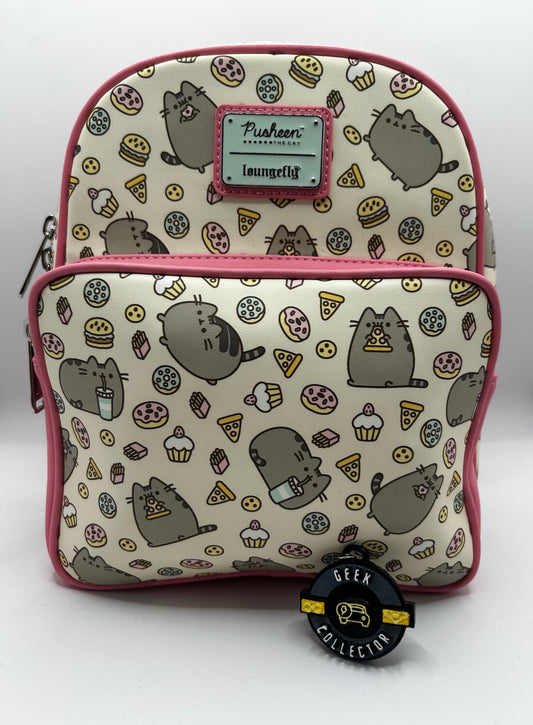 Loungefly Pusheen The Cat Printed Aop Convertible Backpack Exclusive