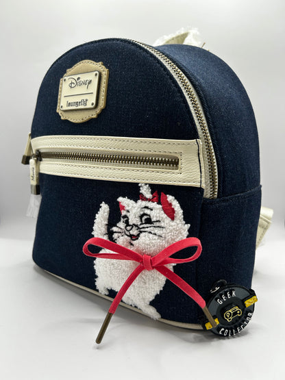 Loungefly Disney The Aristocats Marie Denim Mini Backpack