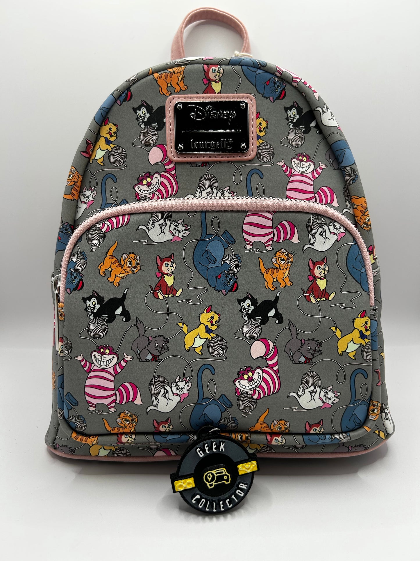 Loungefly Disney Cats Kittens Yarn Allover Print Mini Backpack