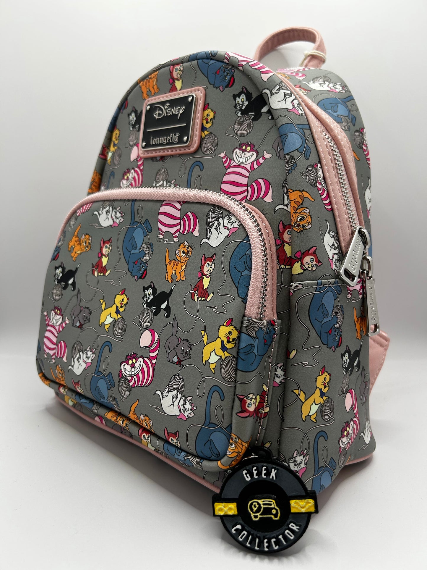 Loungefly Disney Cats Kittens Yarn Allover Print Mini Backpack