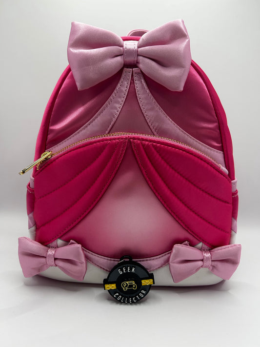 Loungefly Disney Cinderella 75th Anniversary Pink Dress Figural Mini Backpack