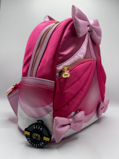 Loungefly Disney Cinderella 75th Anniversary Pink Dress Figural Mini Backpack
