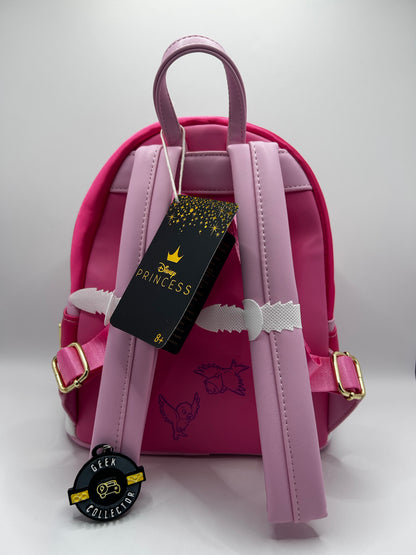 Loungefly Disney Cinderella 75th Anniversary Pink Dress Figural Mini Backpack