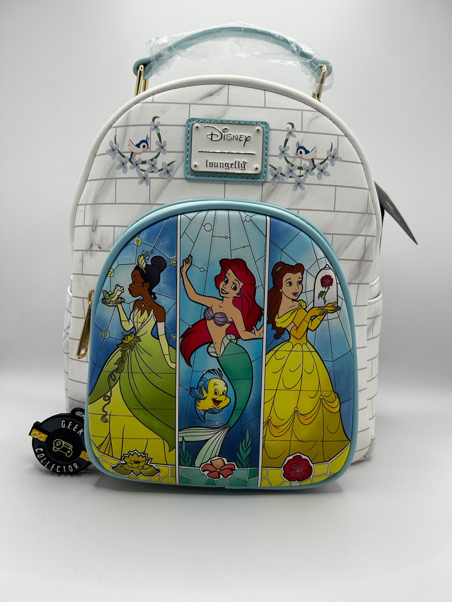 Loungefly Disney Princess Ariel, Tiana, Belle Mini Backpack Exclusive