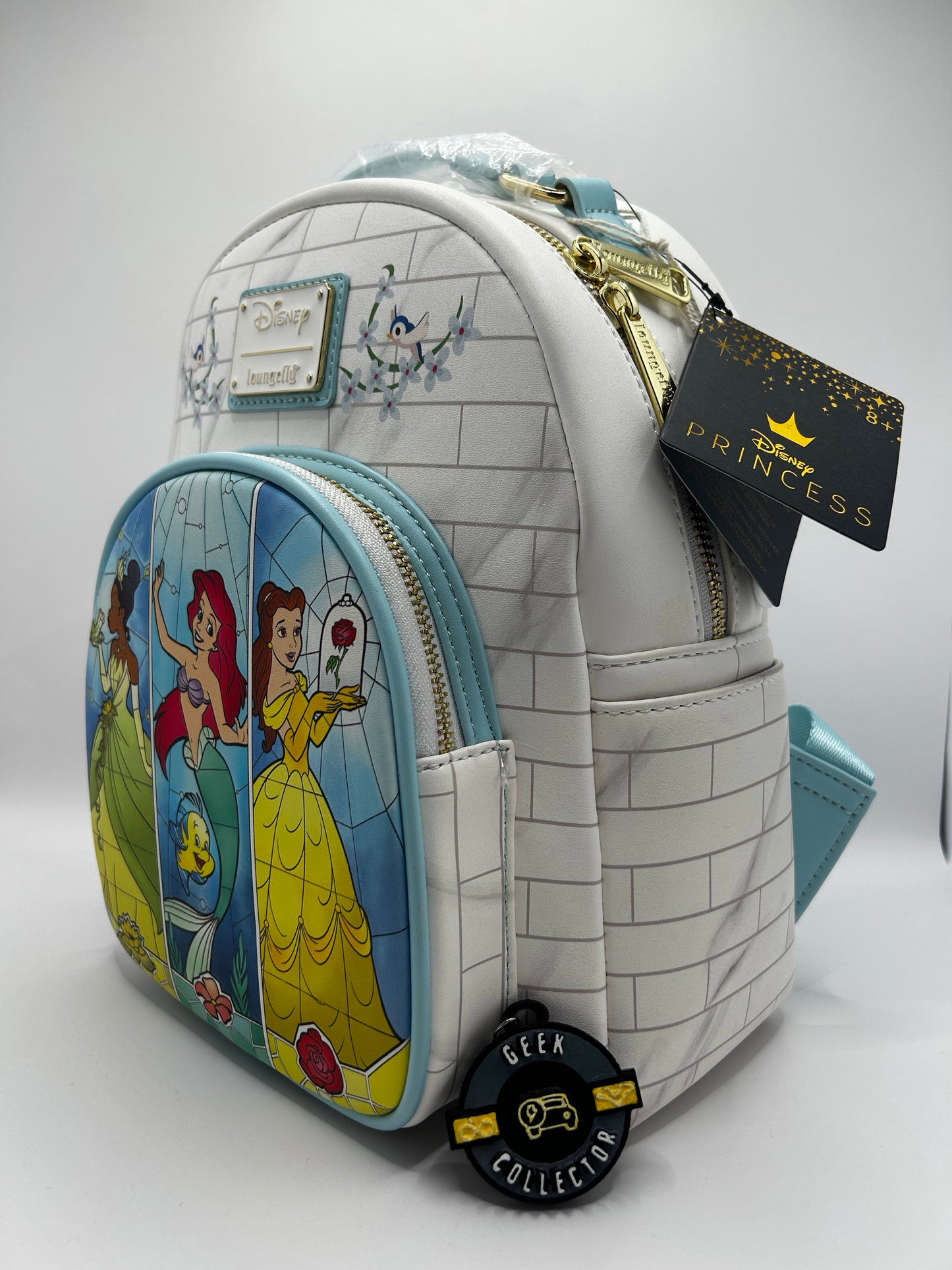 Loungefly Disney Princess Ariel, Tiana, Belle Mini Backpack Exclusive