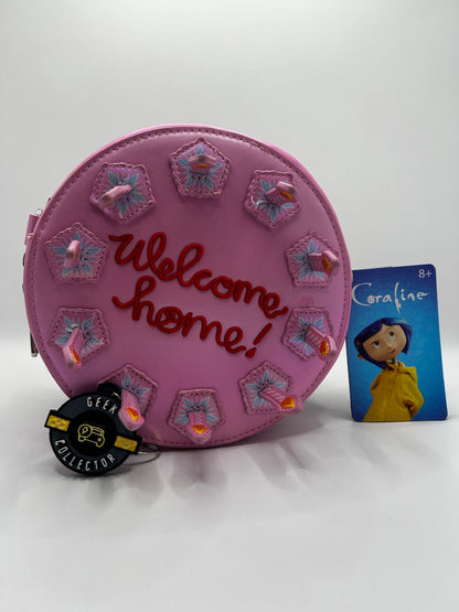 Loungefly Coraline Welcome Home Cake Figural Crossbody Bag Exclusive