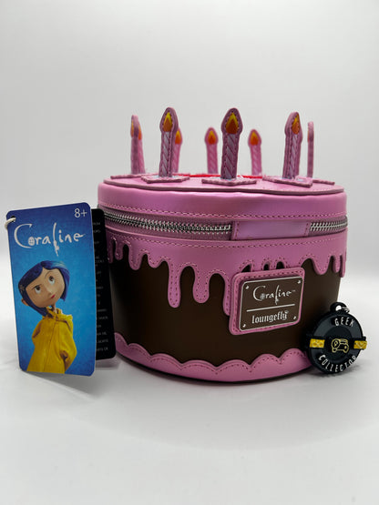 Loungefly Coraline Welcome Home Cake Figural Crossbody Bag Exclusive