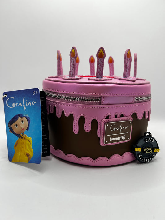 Loungefly Coraline Welcome Home Cake Figural Crossbody Bag Exclusive