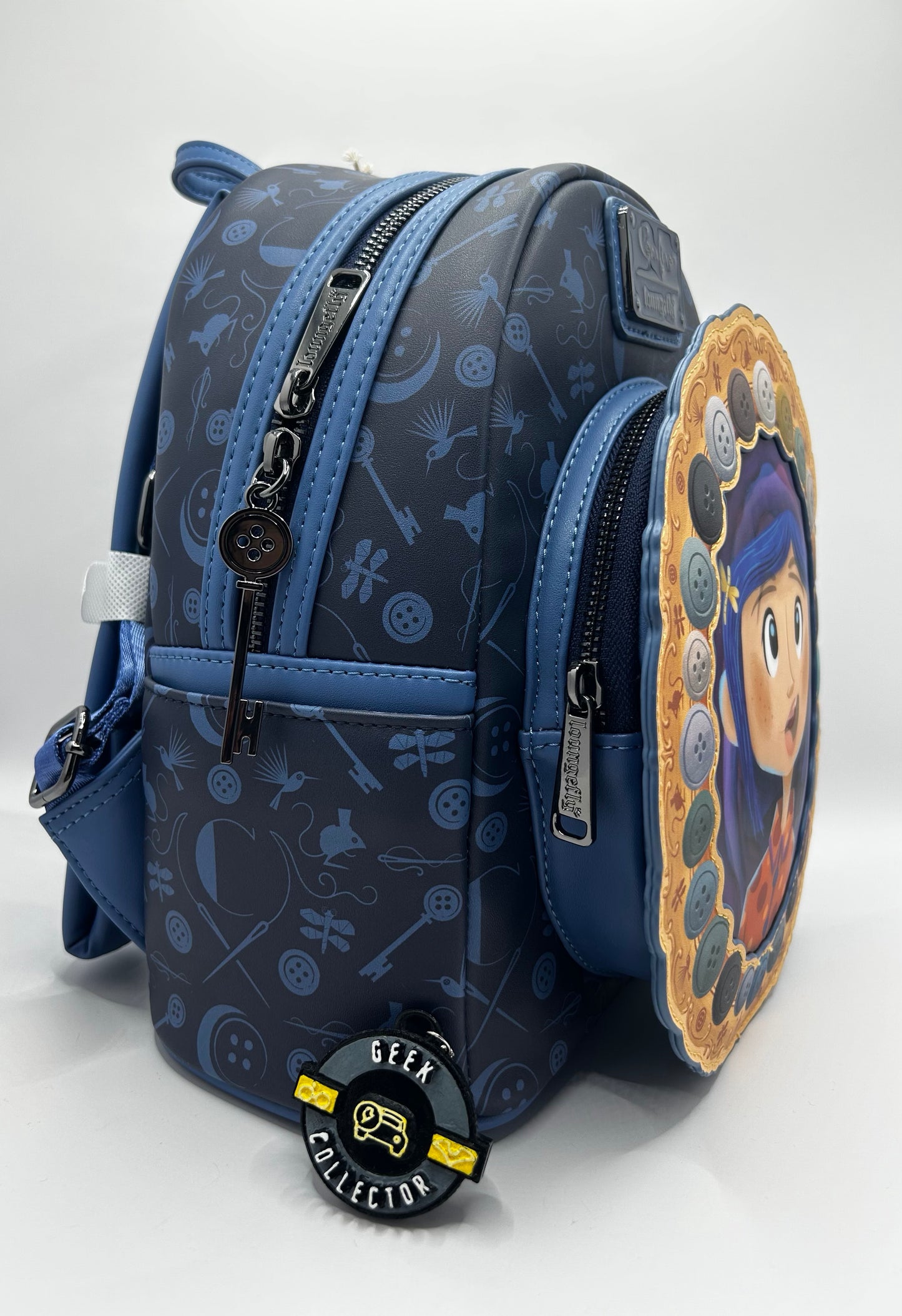 Loungefly Coraline Portal Button Frame Lenticular Mini Backpack Exclusive