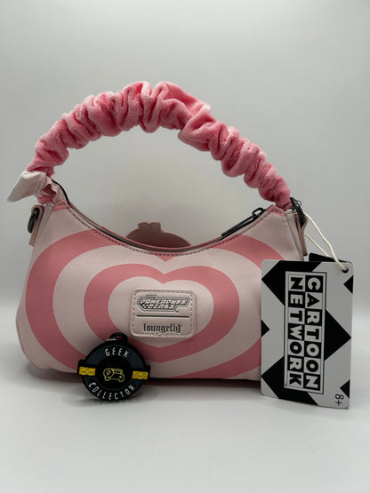 Loungefly The Powerpuff Girls Fuzzy Handle Crossbody Bag