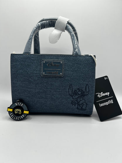 Loungefly Disney Lilo & Stitch Denim Crossbody Bag