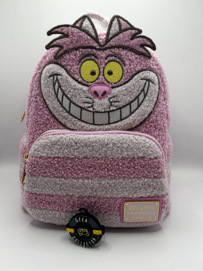 Loungefly Disney Parks Pastel Pink Cheshire Cat Alice in Wonderland Mini Backpack Exclusive