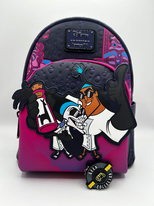 Loungefly Disney The Emperor’s New Groove Kronk & Yzma Secret Lab Mini Backpack Exclusive