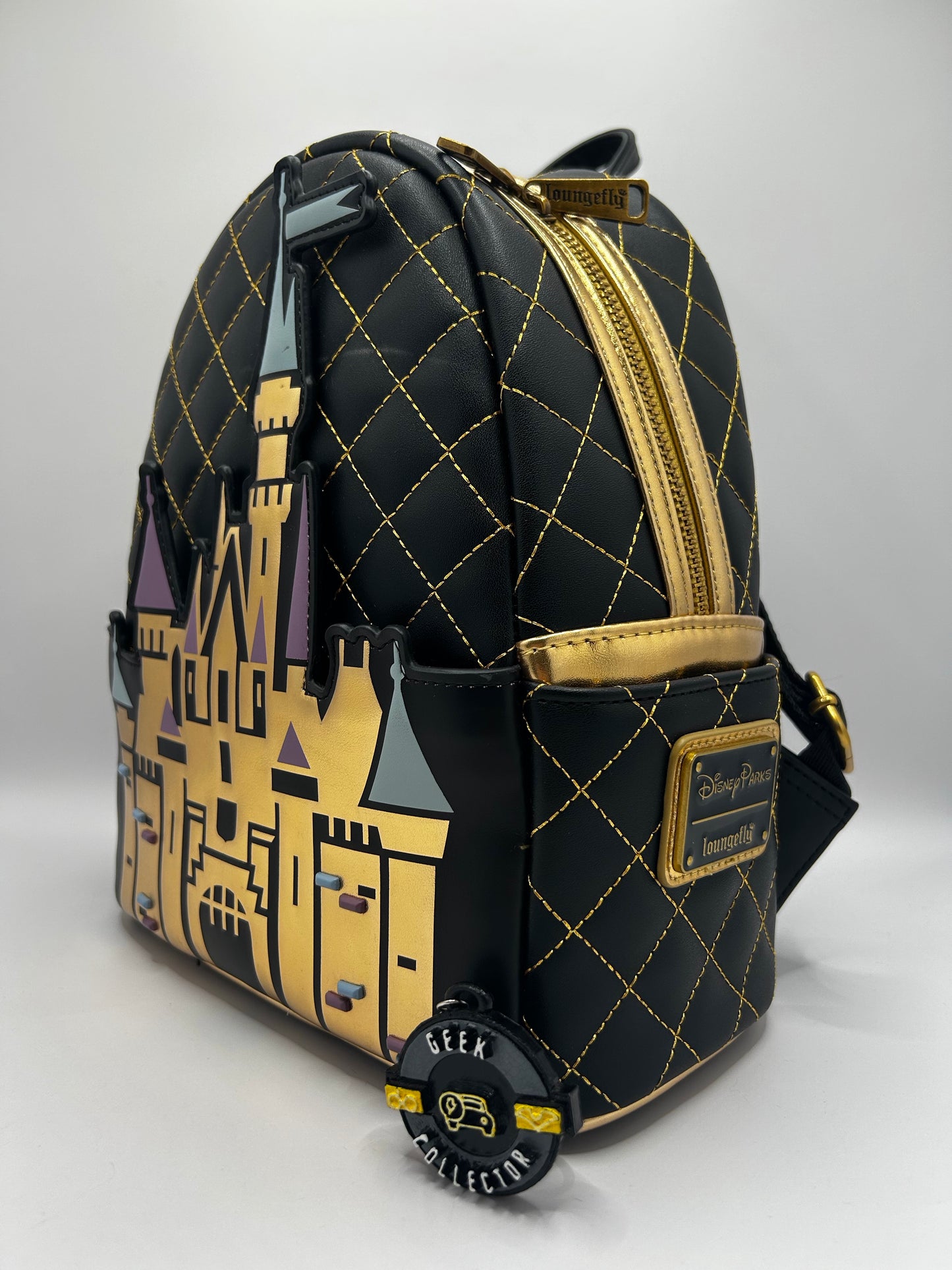 Loungefly Disney Parks Disneyland 70th Anniversary Castle Mini Backpack Exclusive