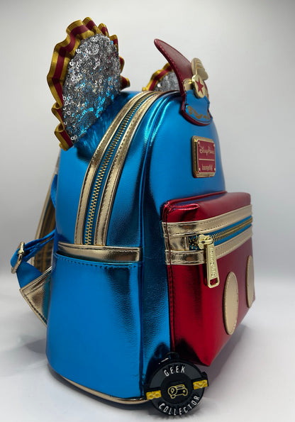 Loungefly Disney Parks 50th Mickey The Main Attraction Dumbo Flying Elephant  Mini Backpack