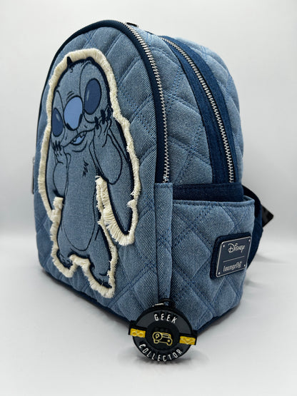 Loungefly Disney Lilo & Stitch Hibiscus Blue Mini Backpack Exclusive