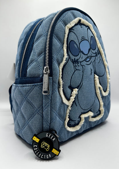 Loungefly Disney Lilo & Stitch Hibiscus Blue Mini Backpack Exclusive