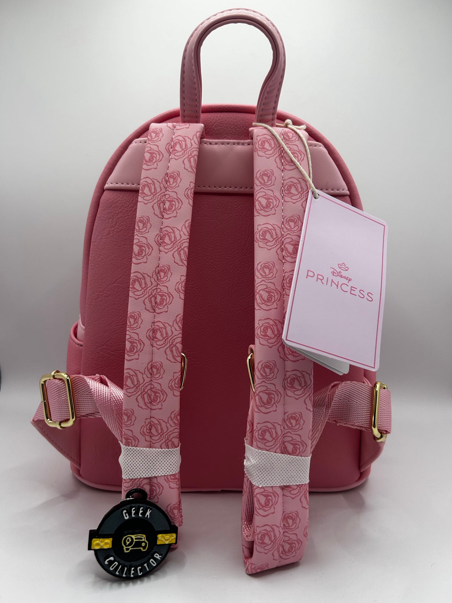 Loungefly Disney Beauty and the Beast Pink Roses Mini Backpack Exclusive