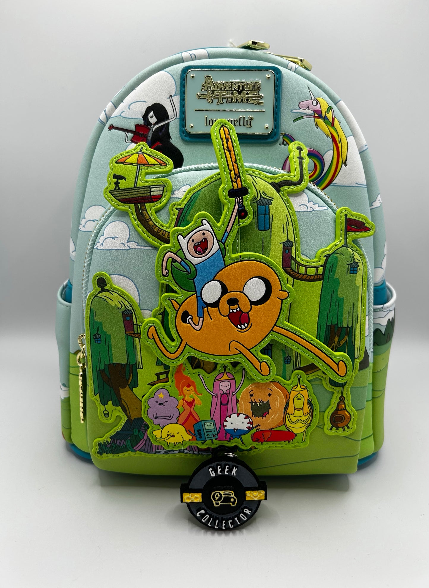 Loungefly Cartoon Network Adventure Time Characters Exclusive Mini Backpack