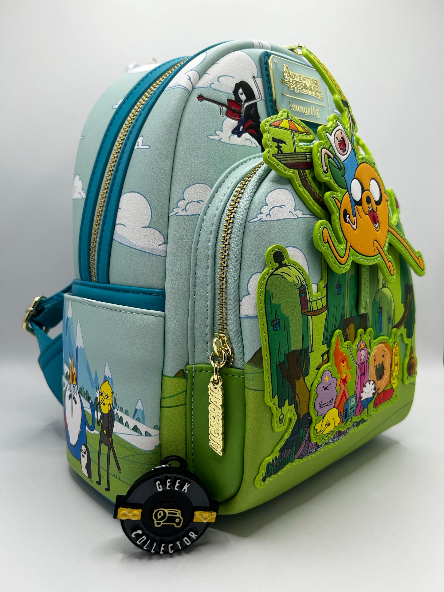 Loungefly Cartoon Network Adventure Time Characters Exclusive Mini Backpack
