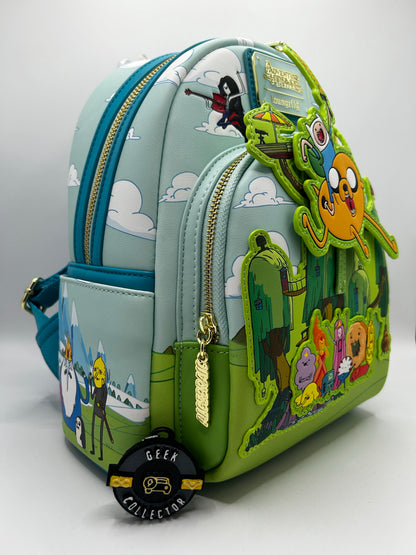 Loungefly Cartoon Network Adventure Time Characters Exclusive Mini Backpack