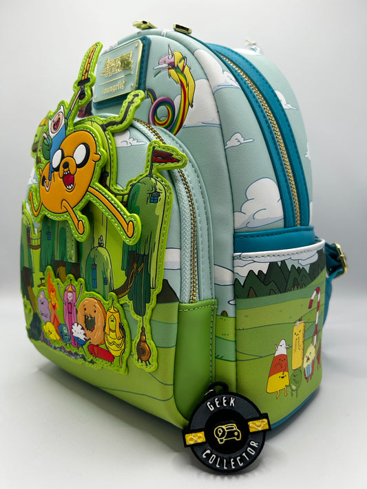 Loungefly Cartoon Network Adventure Time Characters Exclusive Mini Backpack