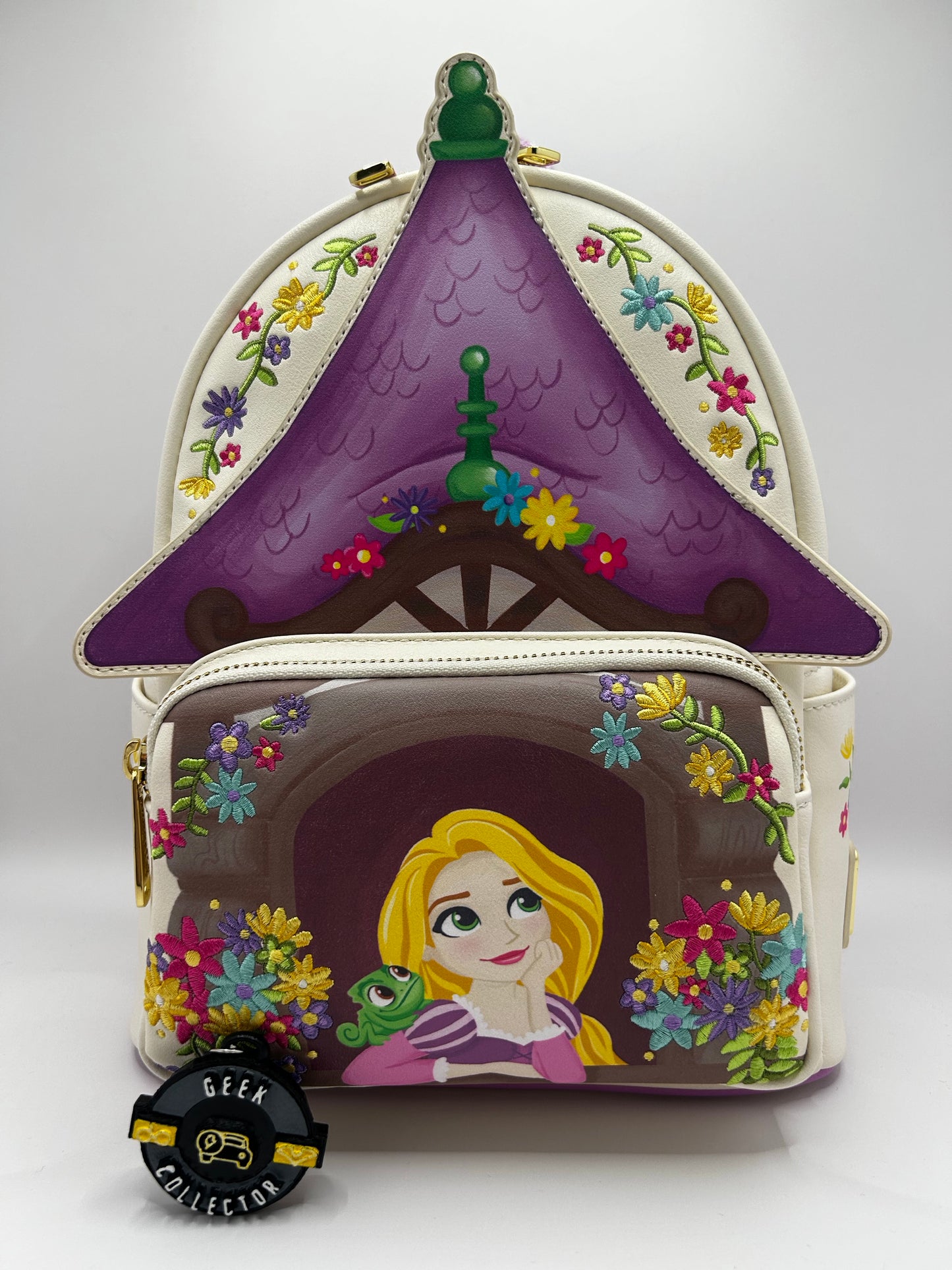 Loungefly Disney Rapunzel Tangled Tower 10th Anniversary Mini Backpack