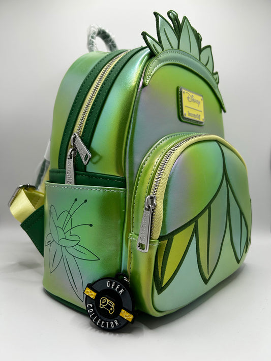 Loungefly Disney The Princess And The Frog Tiana Iridescent Shiny Mini Backpack