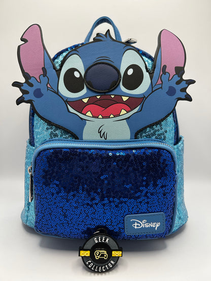 Mochila Original Disney Stitch Sequin