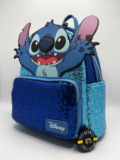 Mochila Original Disney Stitch Sequin