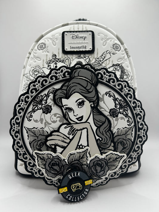 Loungefly Beauty and the Beast Belle Sketch Mini Backpack