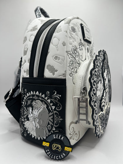 Loungefly Beauty and the Beast Belle Sketch Mini Backpack