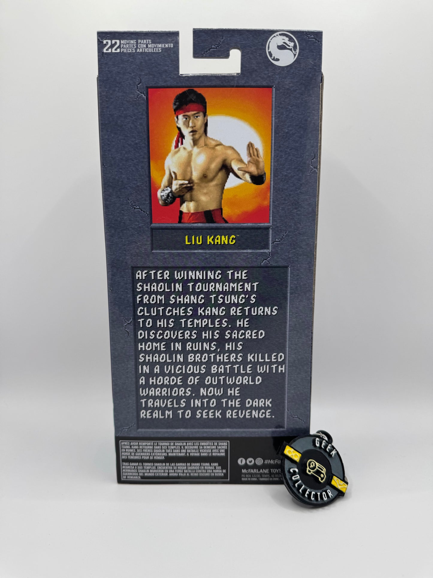 Mortal kombat klassic: Liu Kang (Mcfarlane toys)