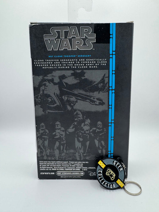 Star wars black series: #07 clone trooper sergeant (hasbro)