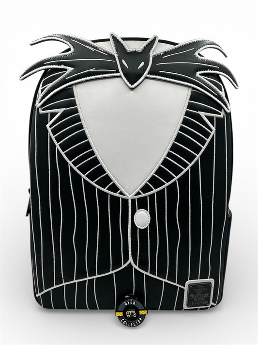 Loungefly Disney The Nightmare Before Christmas Jack Skellington Cosplay Full-Size Glow in the Dark Backpack