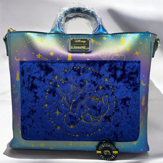 Loungefly Disney Fantasy Mickey Sorcerer’s Apprentice Convertible Tote Bag