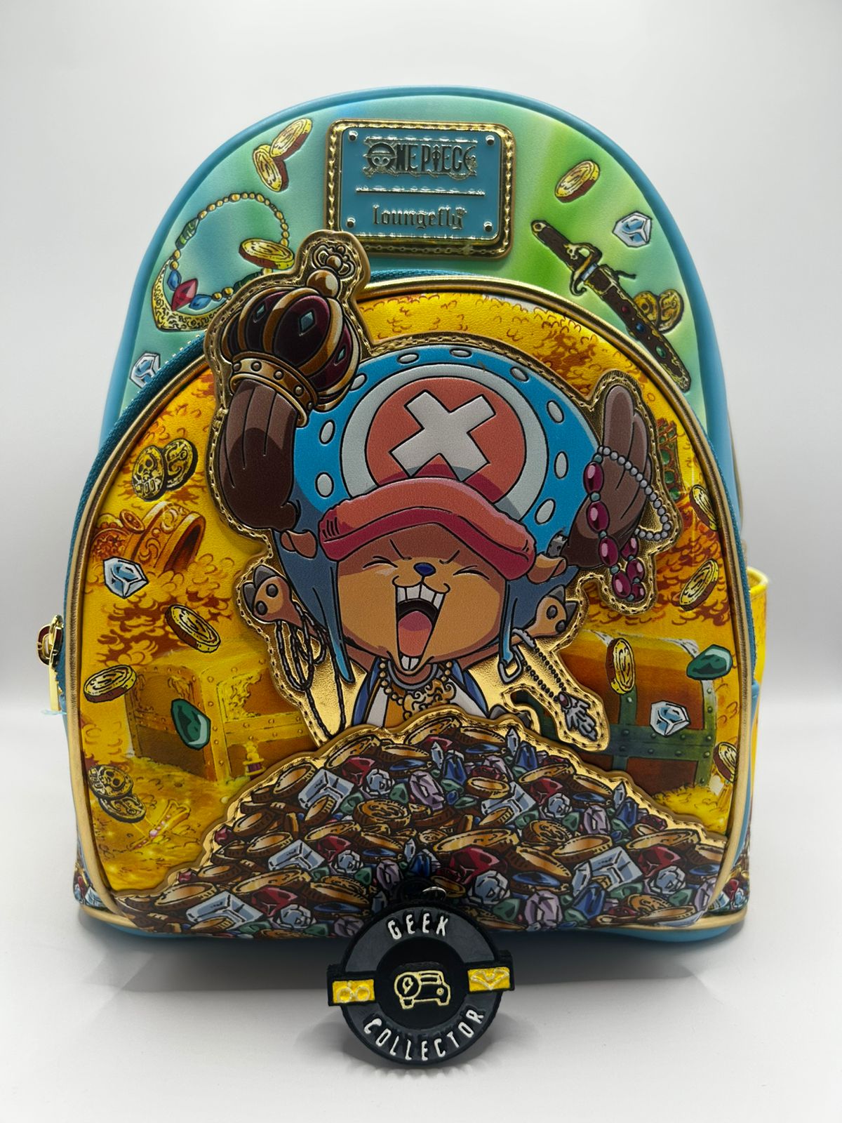 Loungefly One Piece Chopper Metalic Limited Edition (EE Exclusive) Mini Backpack