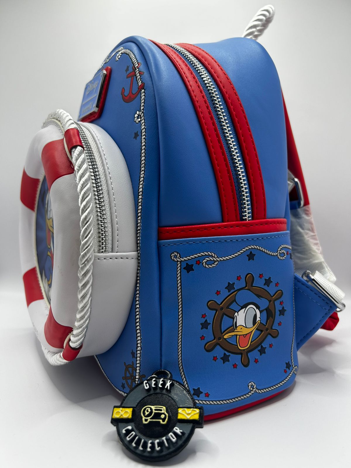 Loungefly Disney Donald Duck 90th Anniversary Lenticular Mini Backpack