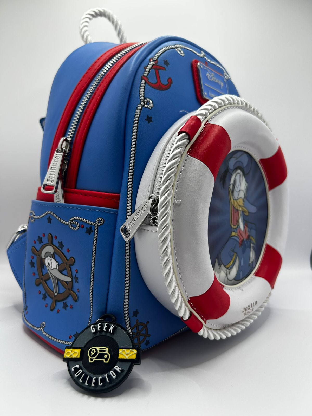 Loungefly Disney Donald Duck 90th Anniversary Lenticular Mini Backpack