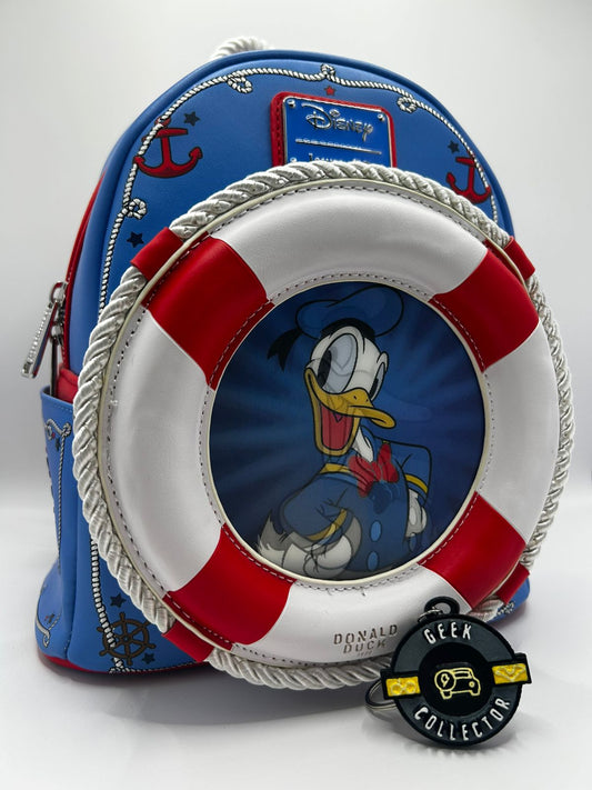 Loungefly Disney Donald Duck 90th Anniversary Lenticular Mini Backpack